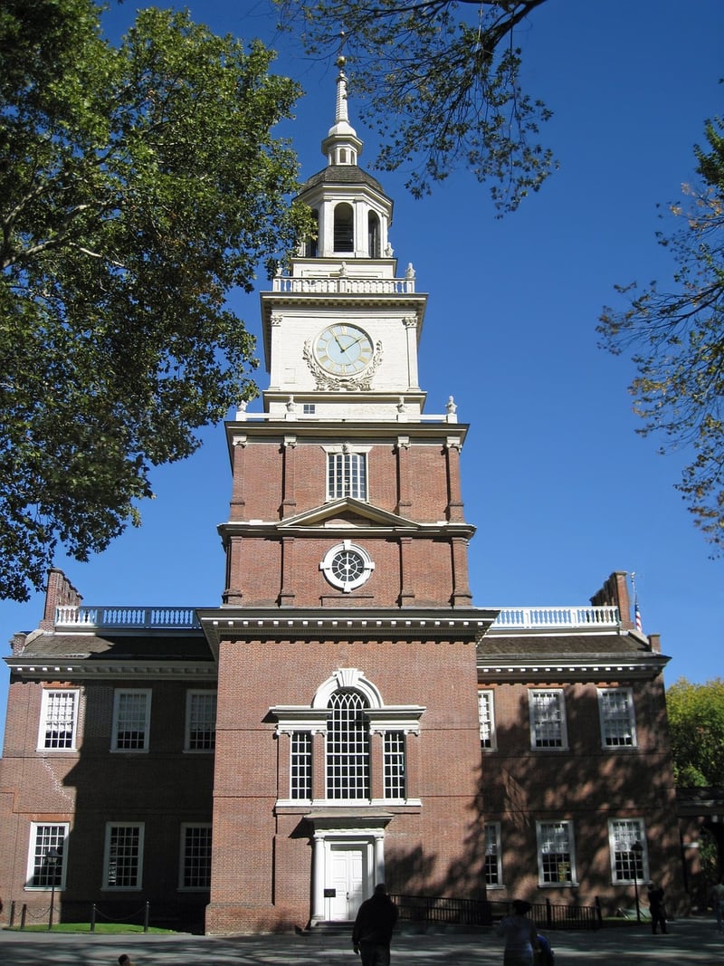 Independence Hall in Philadelphia, USA